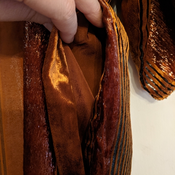 NWT Ett-twa By Anthropologie Longline Velvet Kimono Jacket Size XS / S-P - Picture 9 of 10